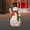 36" LED Animated Hat Tipping Snowman Christmas Figure